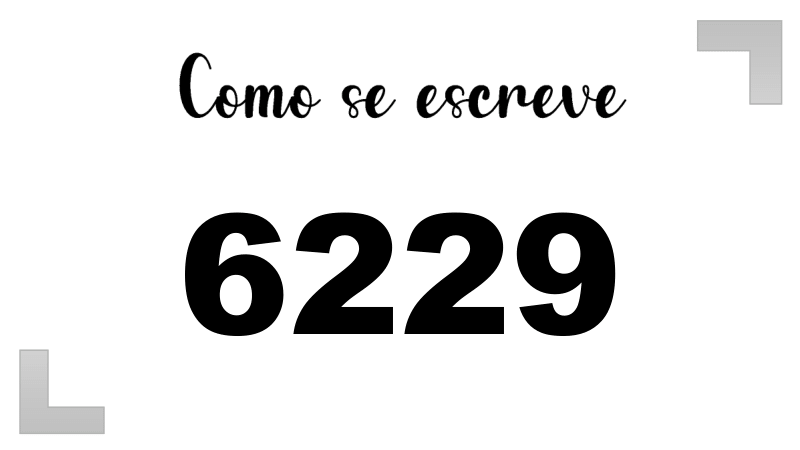 Como se Escreve 6229