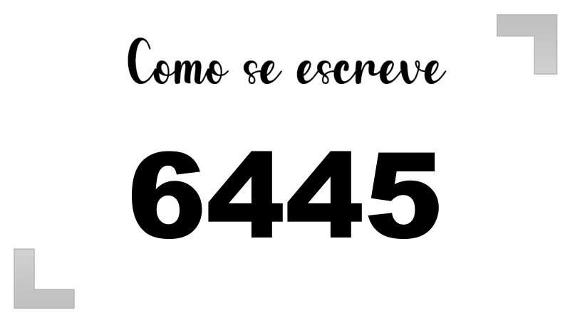 Imagem do número 6445