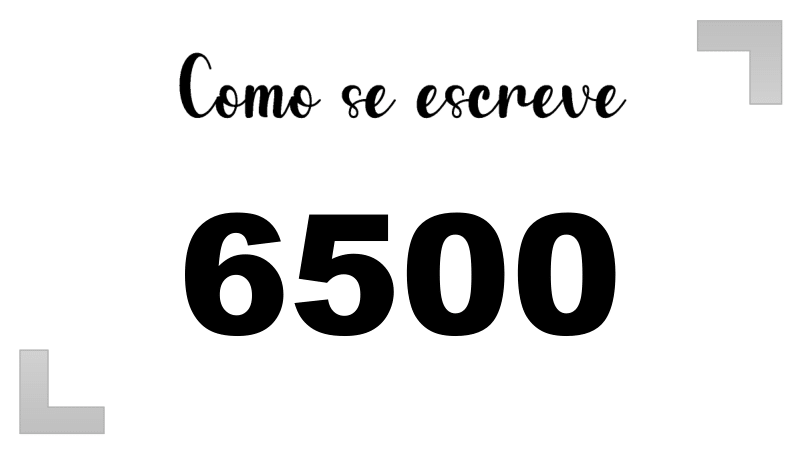 Imagem do número 6500