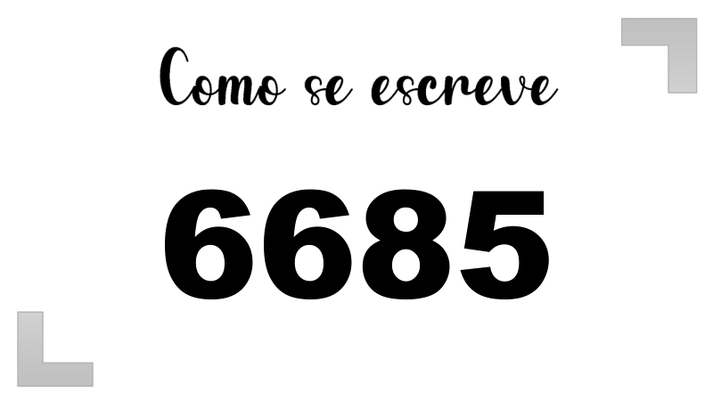 Imagem do número 6685