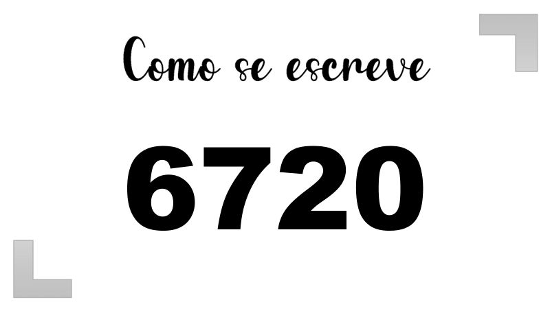 Imagem do número 6720