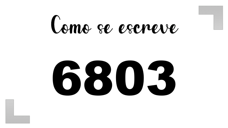 Imagem do número 6803