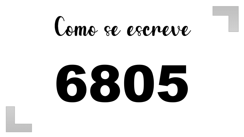 Imagem do número 6805