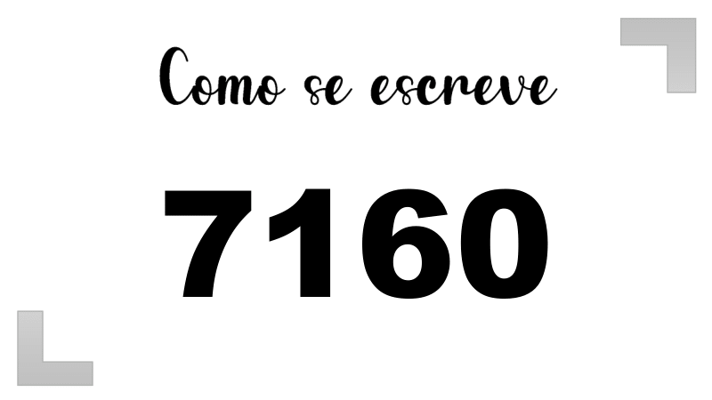 Imagem do número 7160