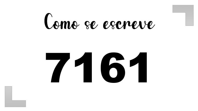 Imagem do número 7161
