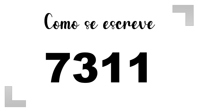 Imagem do número 7311