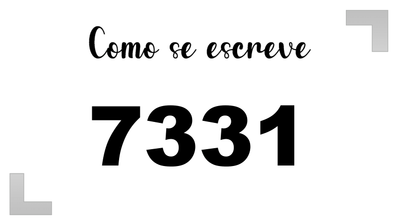 Imagem do número 7331