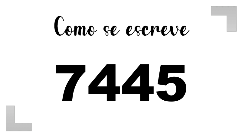 Imagem do número 7445