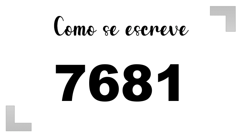 Imagem do número 7681