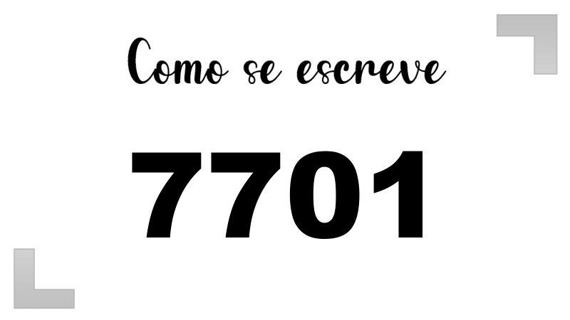 Imagem do número 7701