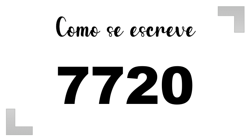 Imagem do número 7720
