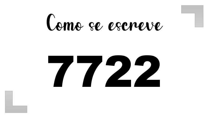 Imagem do número 7722