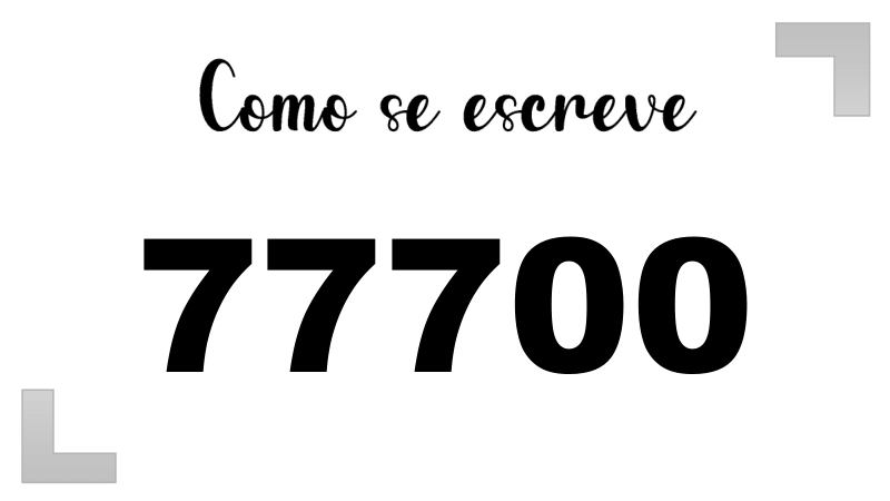 Imagem do número 77700