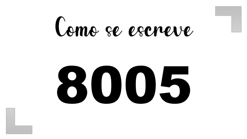 Imagem do número 8005