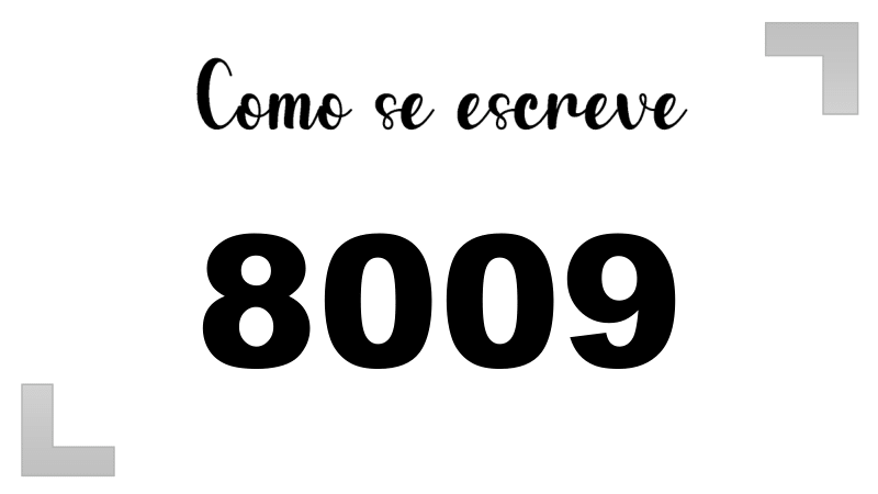 Imagem do número 8009