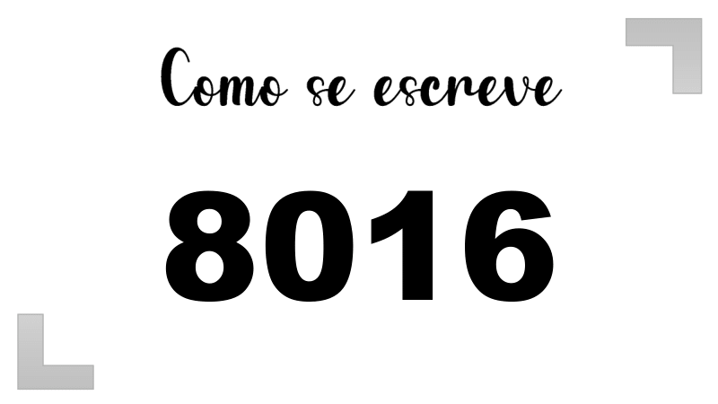 Imagem do número 8016