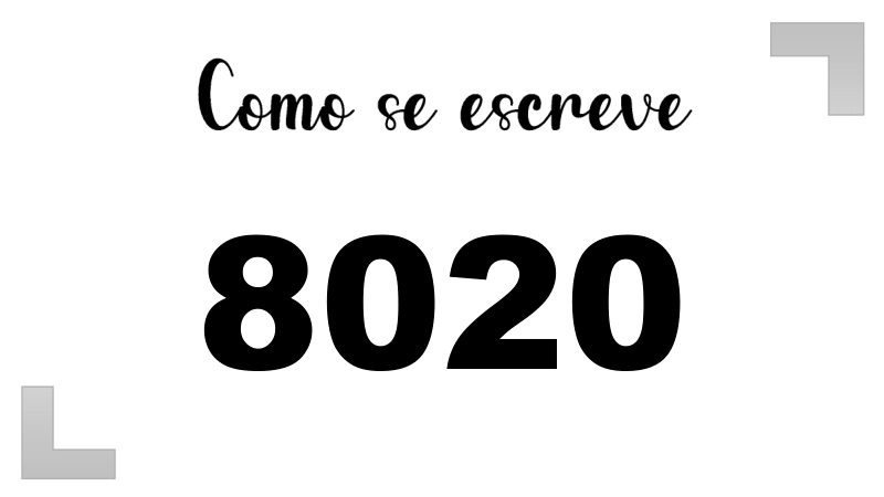 Imagem do número 8020