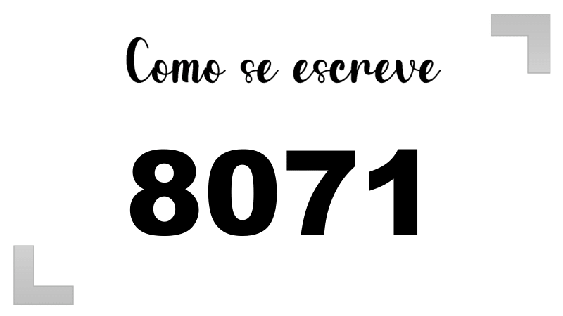 Imagem do número 8071