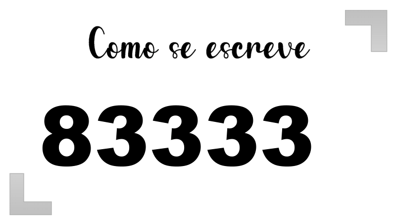 Imagem do número 83333