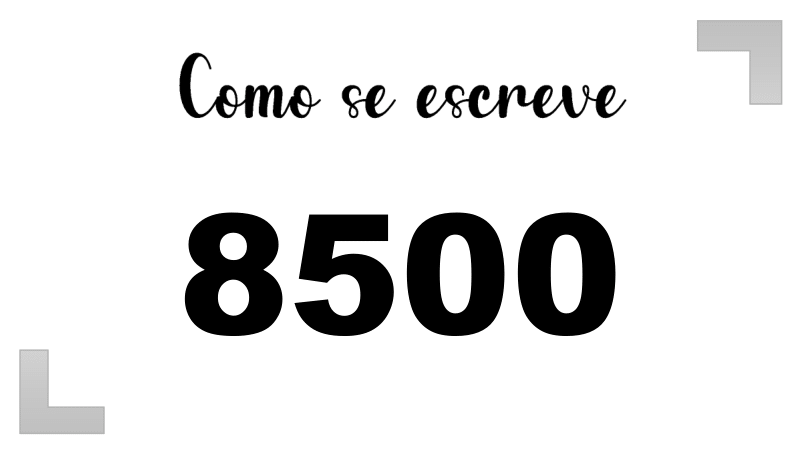 Imagem do número 8500