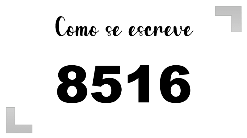 Imagem do número 8516