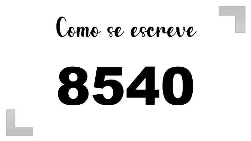 Imagem do número 8540