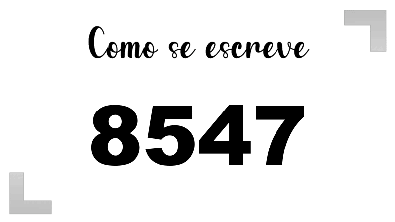 Imagem do número 8547