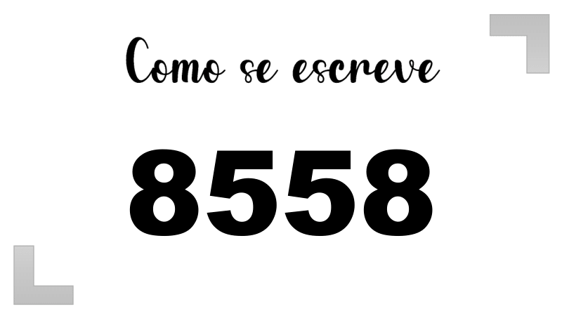 Imagem do número 8558