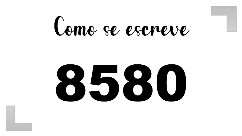 Imagem do número 8580