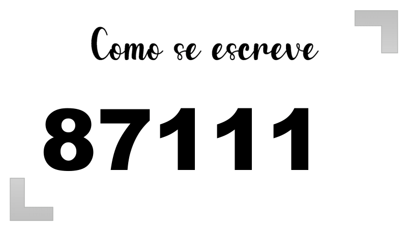 Imagem do número 87111