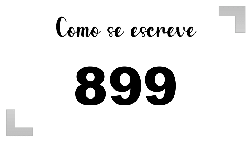 Imagem do número 899