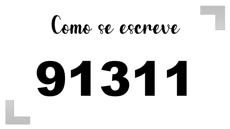 Imagem do número 91311