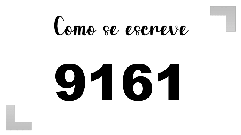 Imagem do número 9161