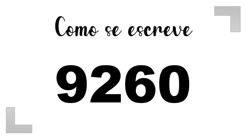 Imagem do número 9260