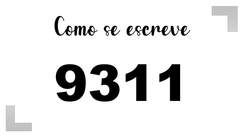 Imagem do número 9311