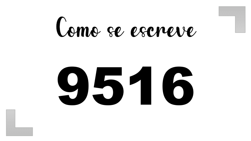 Imagem do número 9516