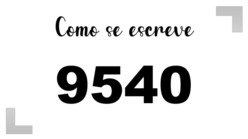 Imagem do número 9540