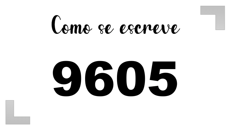 Imagem do número 9605