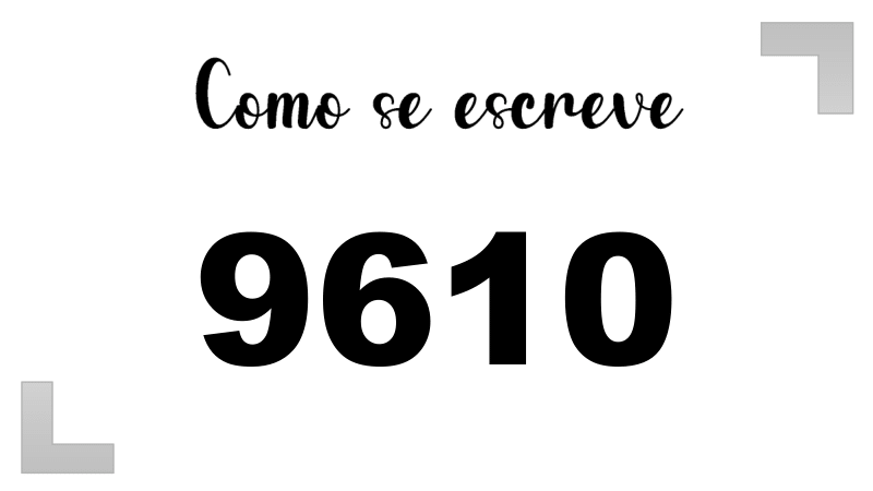 Imagem do número 9610