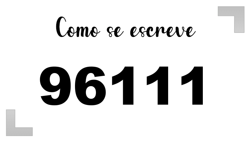 Imagem do número 96111