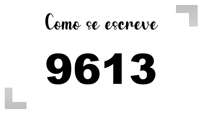 Imagem do número 9613