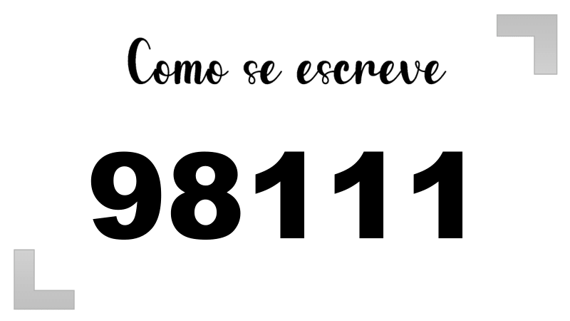Imagem do número 98111