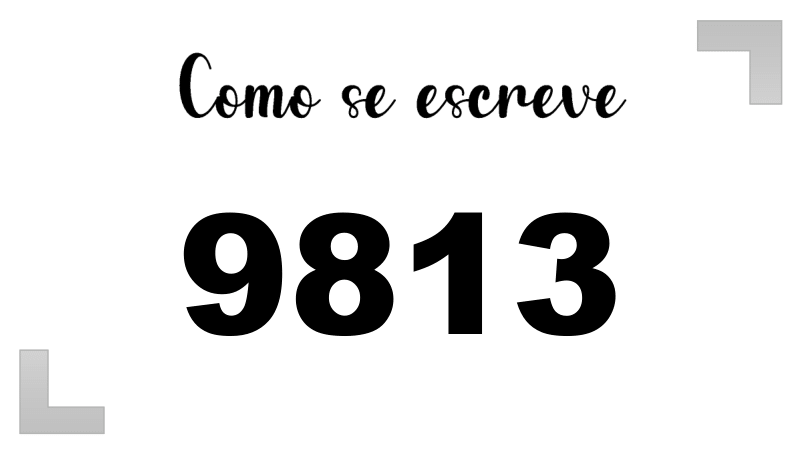Imagem do número 9813